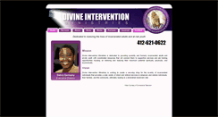 Desktop Screenshot of divineinterventionministries.org